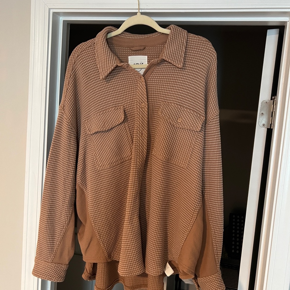 Aerie Lumberjane Waffle Shirt